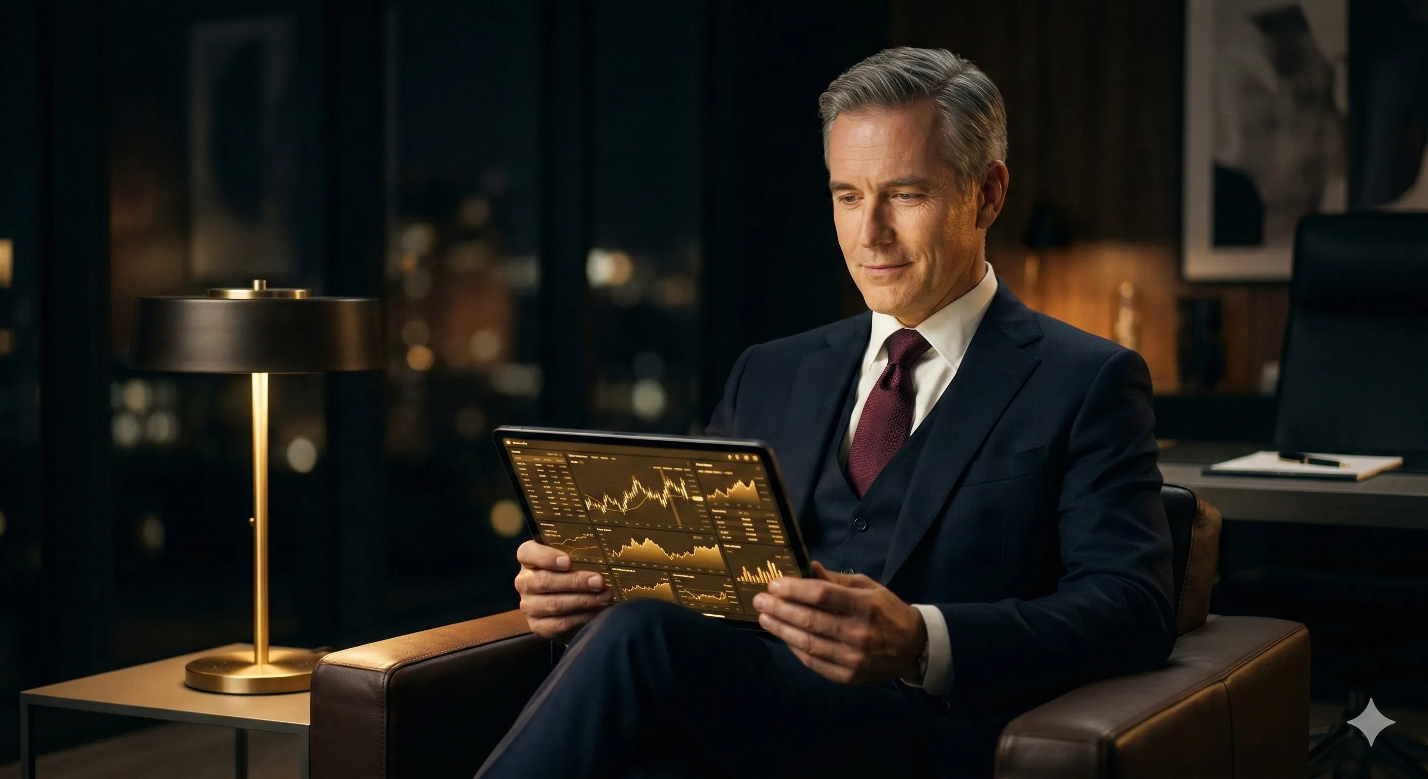 Dashboard financeiro acessível